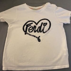 Fendi Black & White T-shirt for a baby 24 months.